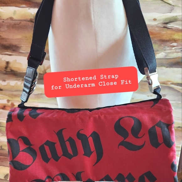 L.A.M.B. Gwen Stefani Makeup LeSportsac Red Rare Double Bum Waist Fanny Belt Bag - Picture 10 of 16